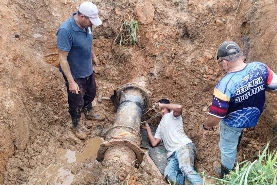 ‎Reparan avería en aducción del sistema Riito en atención a 3.242 familias en Yaracuy