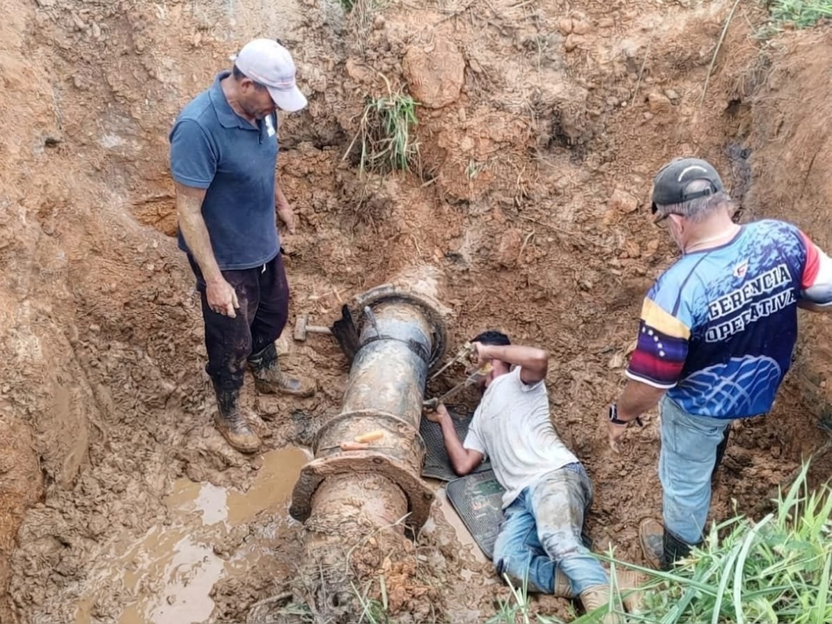 ‎Reparan avería en aducción del sistema Riito en atención a 3.242 familias en Yaracuy