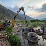 Hidroven reactiva galería filtrante Llano El Anís en el municipio Sucre del estado Mérida 