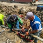 MinAguas recupera 14 litros por segundo en Trujillo con sustitución de tubería