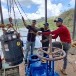 Hidroven instaló nuevo motor de 100 HP en la estación de bombeo Pereza Balsa Pequeña   