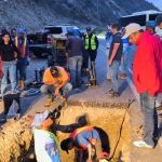 Hidroven repara avería en tubería de 12 pulgadas en el sector Las Gonzáles de Mérida