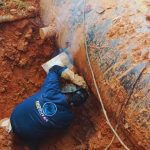 Hidroven repara avería en acueducto de 48 pulgadas de la avenida Bella Vista de Maturín