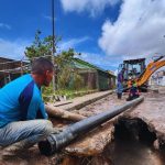 Sustituyen 10 metros de colector en el sector El Paraíso de Maturín