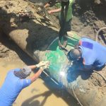 Hidroven repara tubería de 36” perteneciente a la línea #1 de la planta potabilizadora José Antonio Anzoátegui