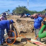 Gobierno Bolivariano construye 110 metros de colector y una boca de visita en La Vela de Coro